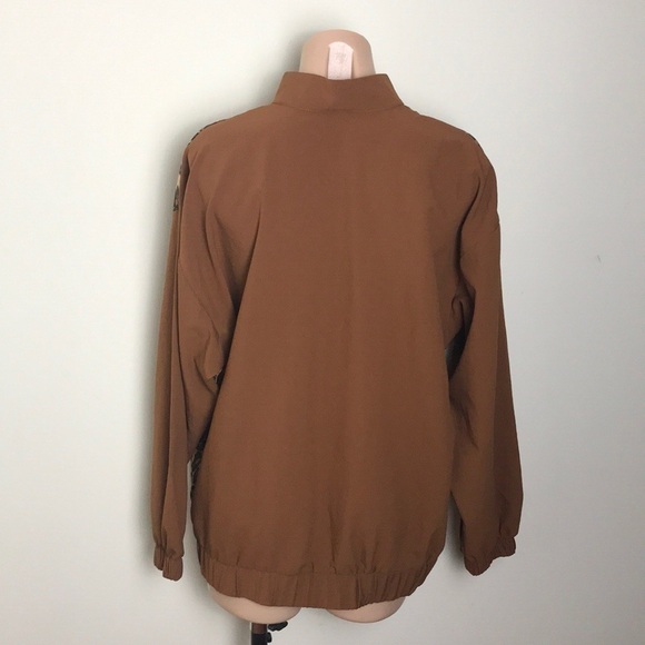 Sport Savvy Leopard Animal Print Brown Western Top - Picture 3 of 6